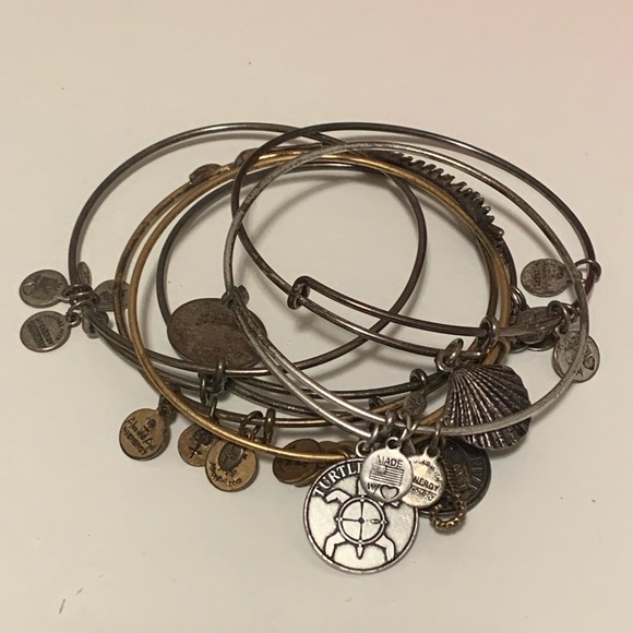 Alex and Ani bundle of 5 bangles - Picture 1 of 7